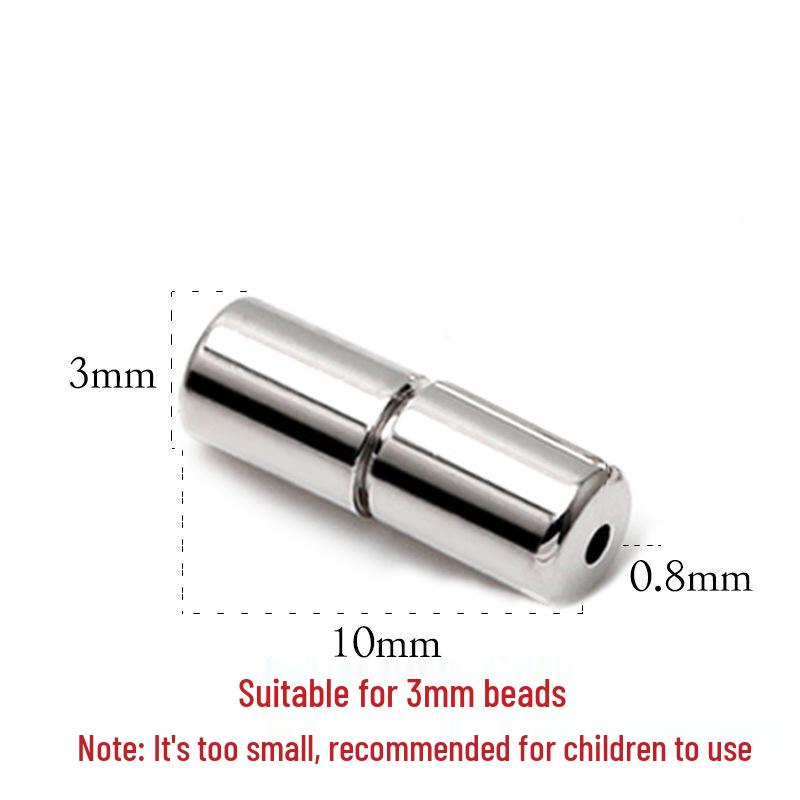 S925 Sterling Silver Universal Screw Clasp for DIY Bracelet/Necklace - Versatile Jewelry Connector S925 Silver; Single Price