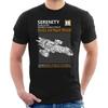 Serenity Ship Men's T-Shirt Novelty Retro 90's Funny Graphic Tee Shirt