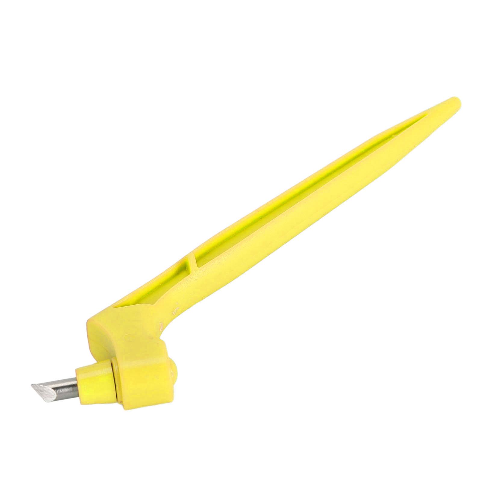 

Вращающаяся на 360 градусов ручка для резки поделок, ручная гравировальная ручка из нержавеющей стали с вращающимся резаком жёлтый