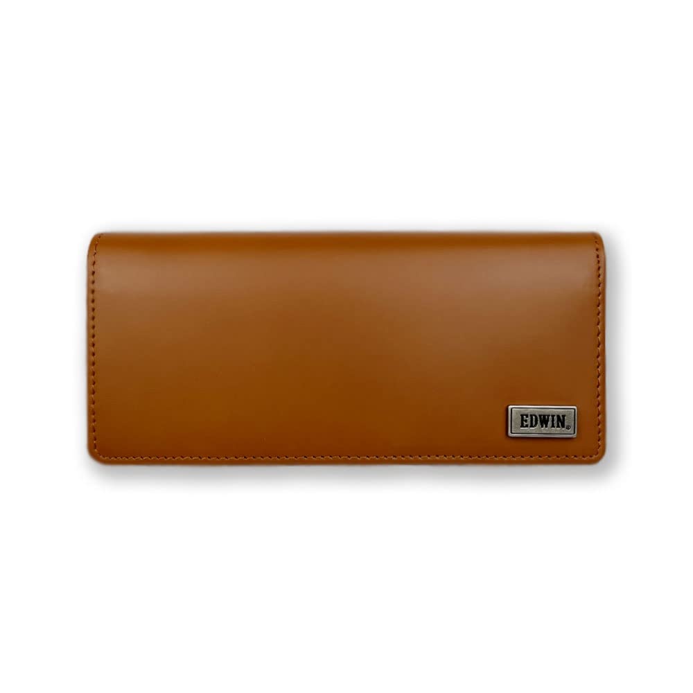 

3 EDWIN Real Leather Long Wallet Bifold Long Wallet [All colors] (Camel) верблюд