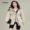 Yaya 2024 Damen Mittellange Kapuzen-Daunenjacke (YE4B616345L)