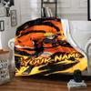 Naruto Character Personalized Text Blanket Lightweight Personalized Blanket Comfortable Great for Chair Office Nap Office Chair Four Seasons Universal