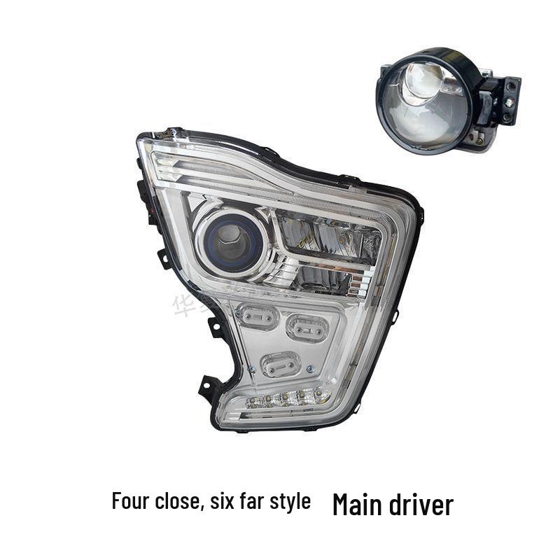 All-LED Headlight Upgrade for Shacman Delong X6000: Bright Version Single