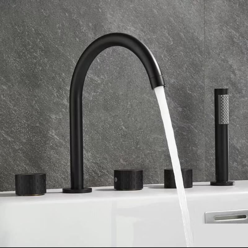 TLXT F-Style Deck-Mounted Bathtub Faucet