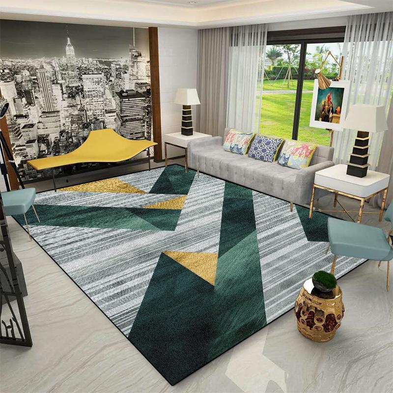 Modern Luxury Geometric Carpet Decoration Living Room Large Size Rug Home Sofa 200x300 Cm Area Rugs Bedroom Bedside Non-slip Mat