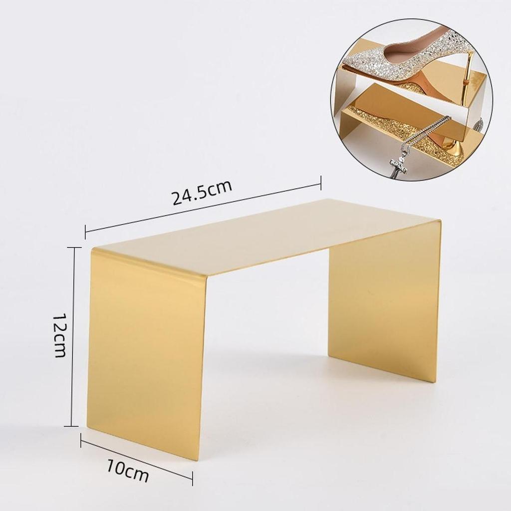3Pcs Riser Display Stands Handbag Shoe Display Racks for Purse Toys Figures