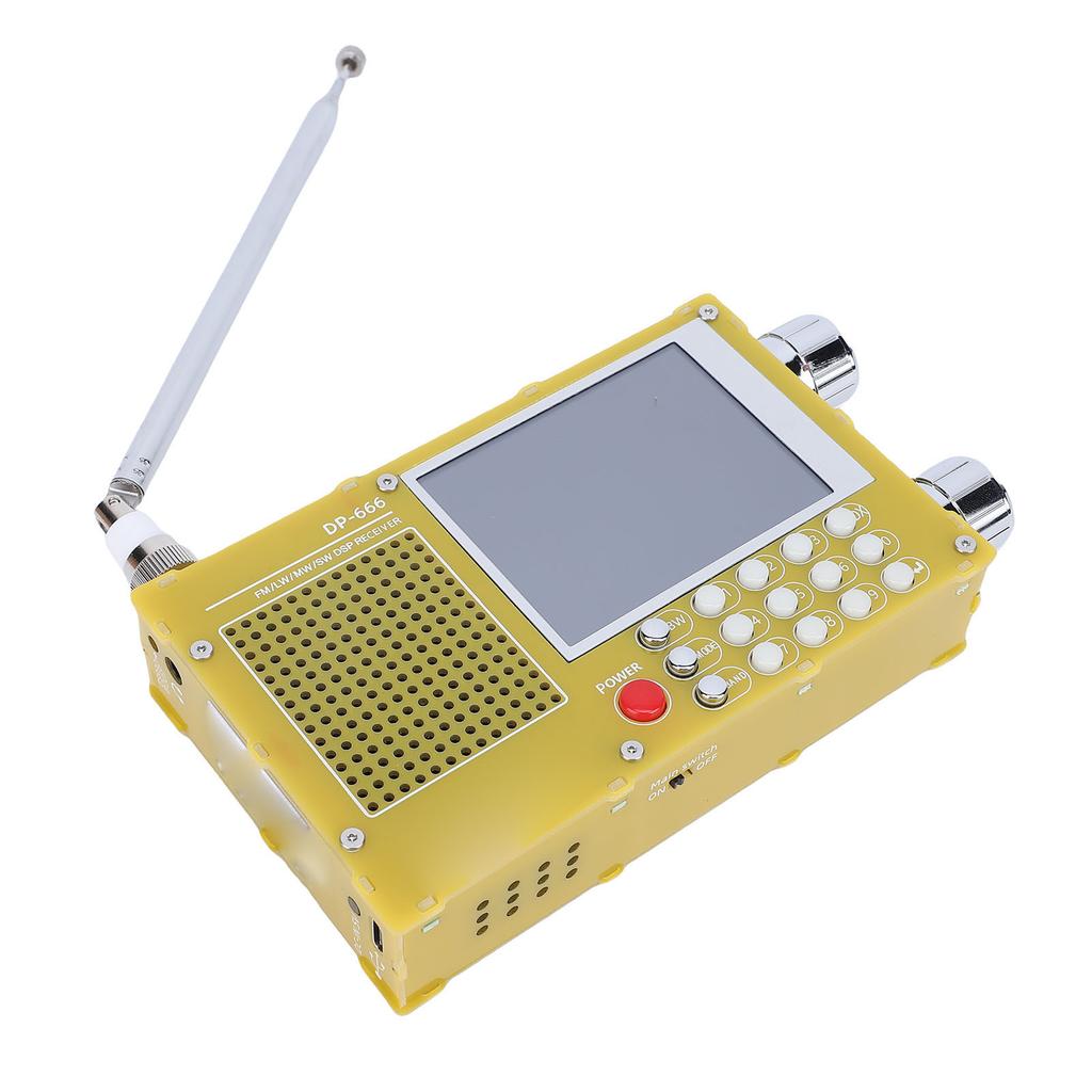 Full Band Radio FM LW MW SW Shortwave Radio 2.8 Inch Resistive Touch LCD Color Screen Portable High Sensitivity Travel Radio