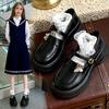 Thick Heel Platform Retro College Style Jk Shoes 2025 Autumn New Mary Jane Shoes Butterfly Decorative Small Leather Shoes