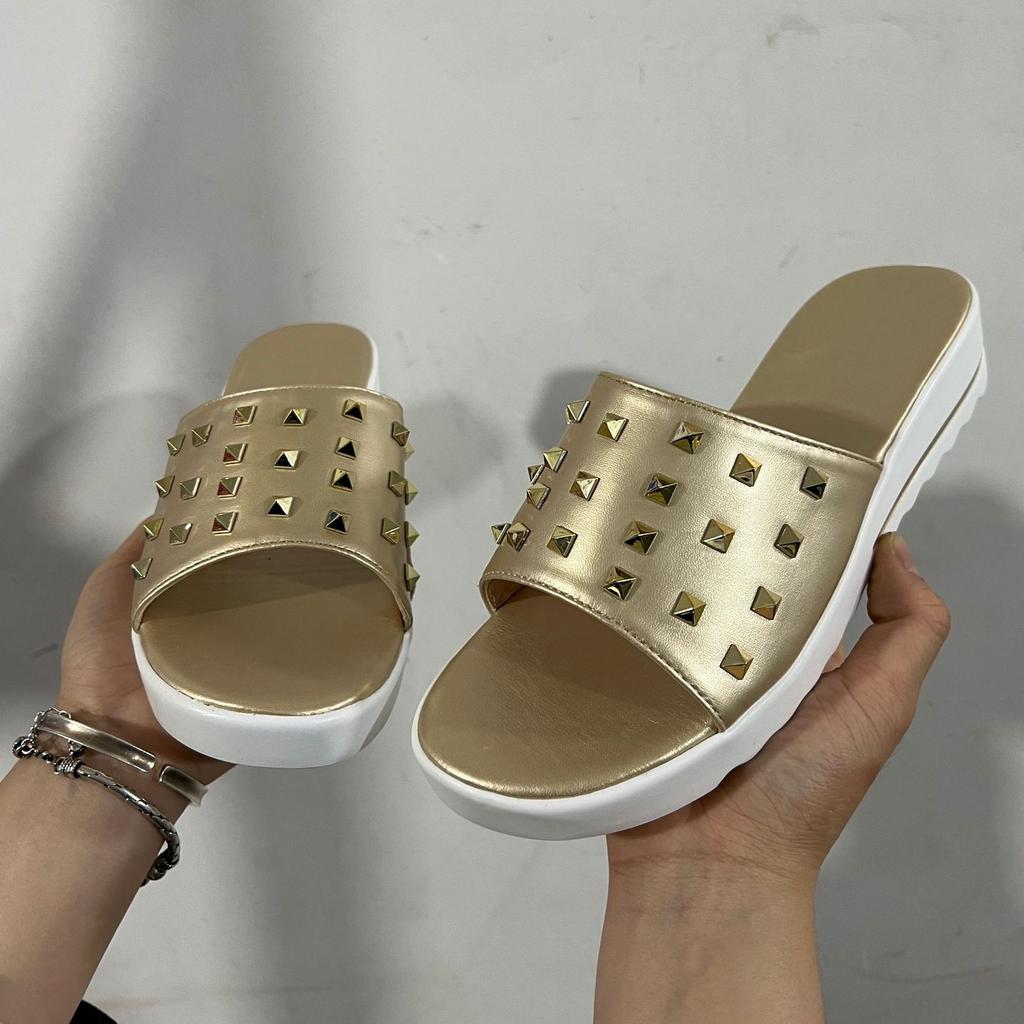 2022 Nuevo Verano Sandalias de Plataforma de Mujer Moda Aumento de la Boca  de Pescado Remaches Zapatillas para Mujeres Sandalias de Cuña Sexual  Zapatillas Slides Shoes comprar a buen precio — entrega