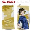Blue Lock Anime Long Wallet Colorful Zipper Purse Handbag Card Holder Coin Bag Blue Lock Merchandise 1pcs