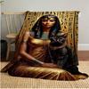 Egyptian Queen's Majesty Throw Soft Comfortable All Seasons Blanket Perfect Gift Couch Office Nap Outdoor Travel Blanket