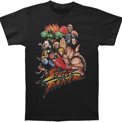 American Classics Men's Street Fighter STFTR Slim Fit T-Shirt XXXXXX-Large Black