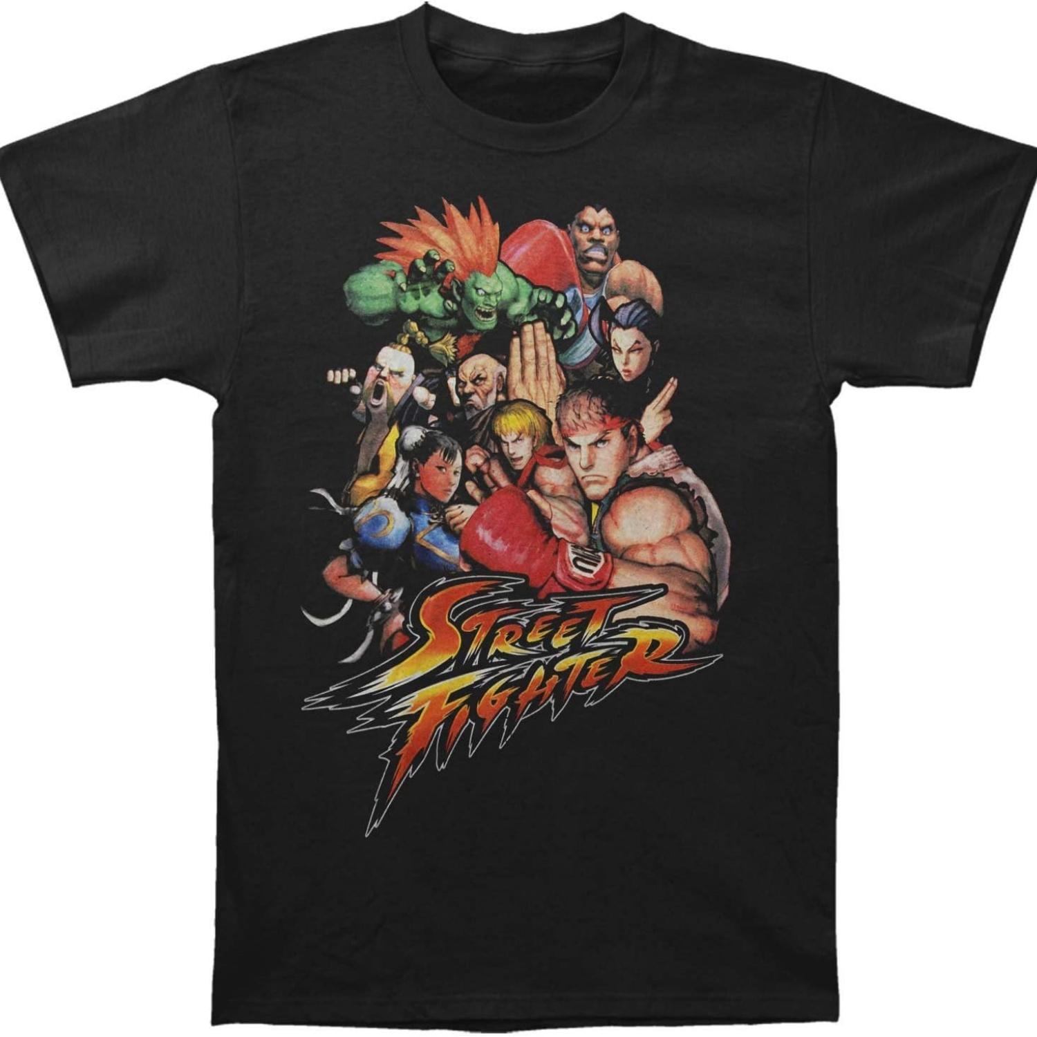 

American Classics Men s Street Fighter STFTR Slim Fit T-Shirt XXXXXX-Large Black XXXXXL чёрный