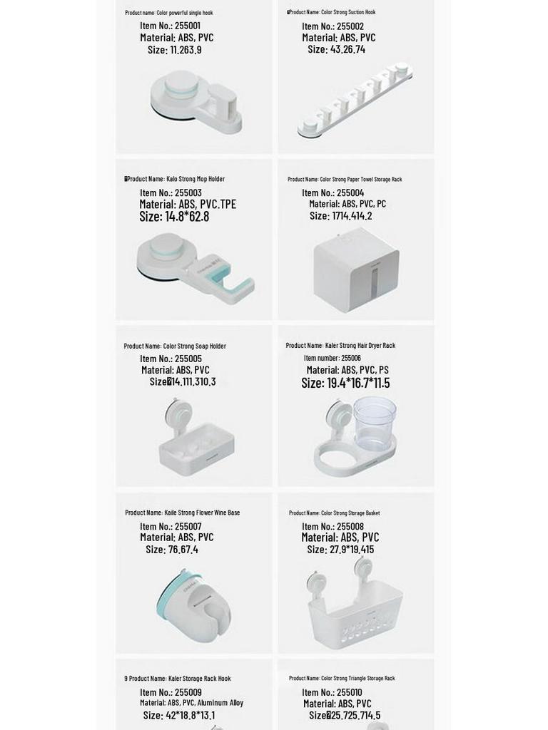 CHAHUA No-Drill Suction Bathroom Storage Rack