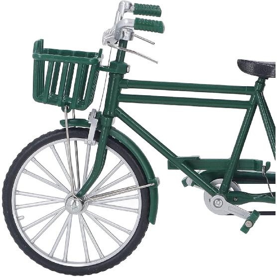 3 Wheel Rickshaw Model, Cute Rickshaw Model Small Compact for Bar (Green)