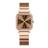 Simple Temperament Steel Belt Watch Women'S Niche Light Luxury Personalized Square Small Plate Quartz Watch Women