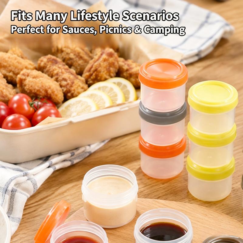 4Pcs/Set Spices Bottle Sauce Containers Seasoning Box Spice Jar Sauce Squeeze Bottle Small Condiment Storage Box