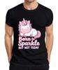 Born To Sparkle But Not Today Unicorn Kids Gift Cute Unisexs Tshirt
