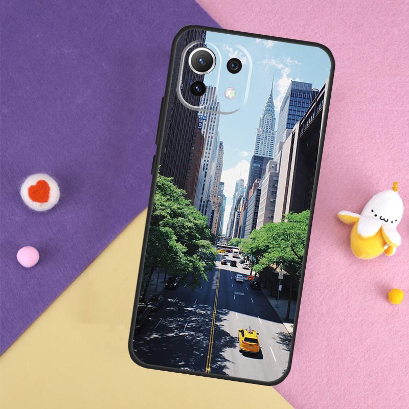 New York City Case For Xiaomi 14T 11T 12T 13T Pro 13 14 15 Ultra POCO X7 Pro X3 X5 X6 F5 F6 M6 Pro Cover