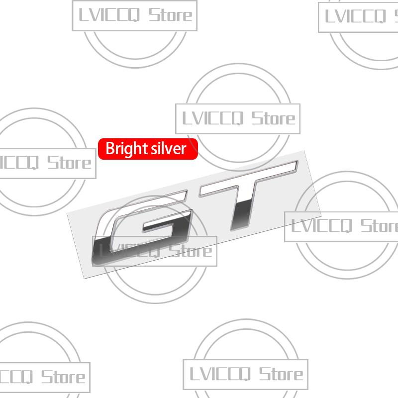 Emblemat Samochodowy 3D Metalowy Znak GT Logo Naklejki na Karoserię Dla 2025 Peugeot GT Line 208 2008 308 3008 208 5008 306 RCZ 206 CC 407 207