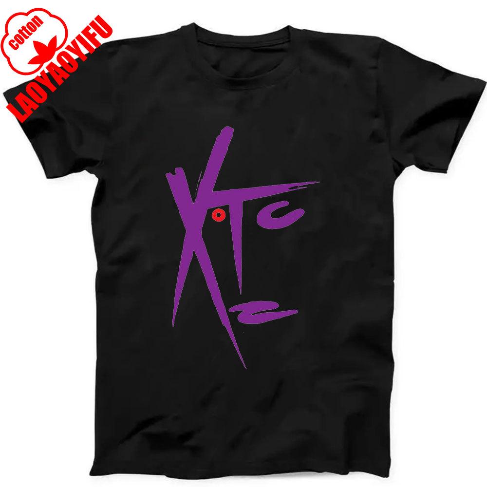 XTC Drums and Wires New Wave Rock Music Gift Black T Shirt Fashionable and Casual Combed Cotton Short Sleeved Round Neck T-shirt