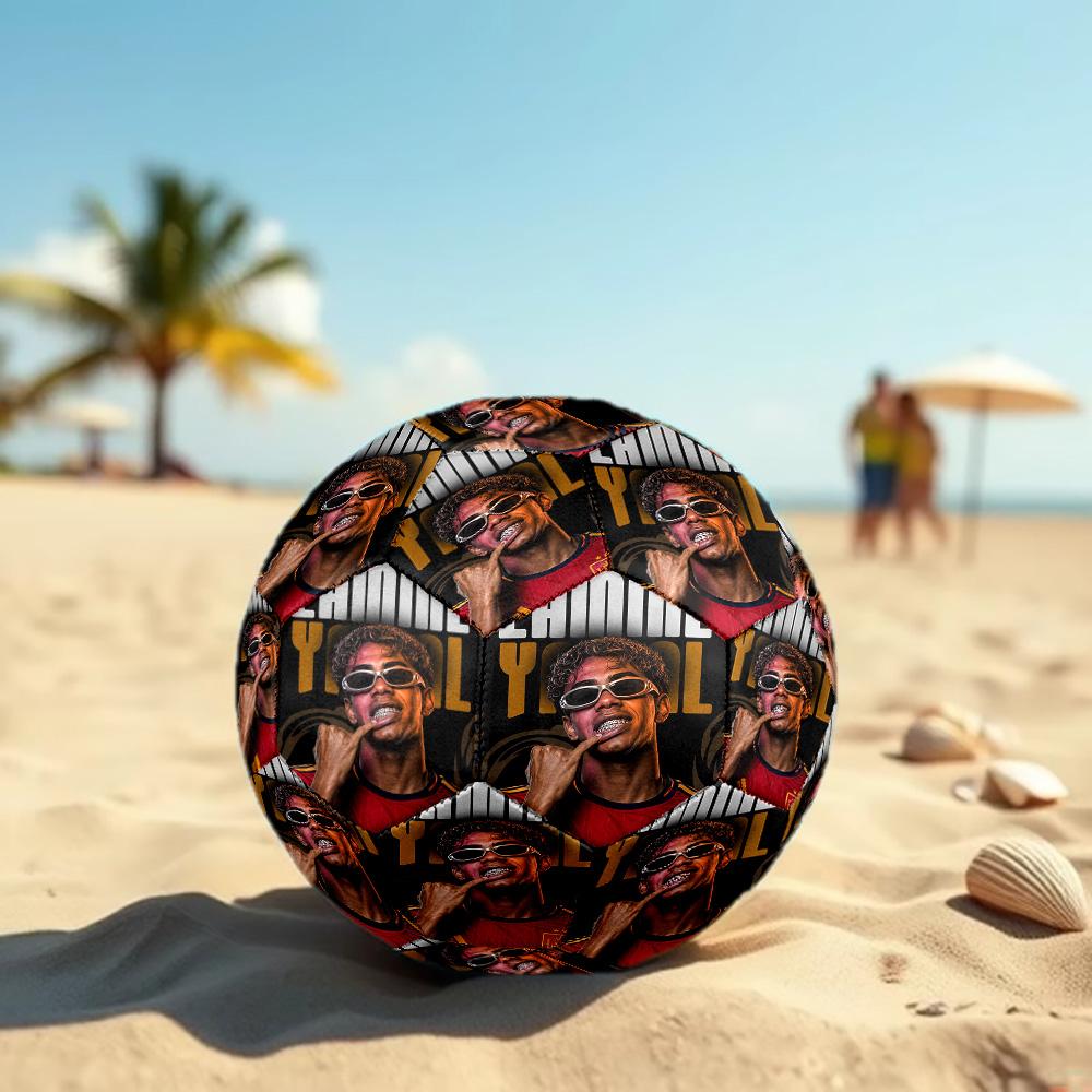 Lamine Yamal Size 5 Football High Elastic Soccer Ball For Outdoor Competition Daily Training Play