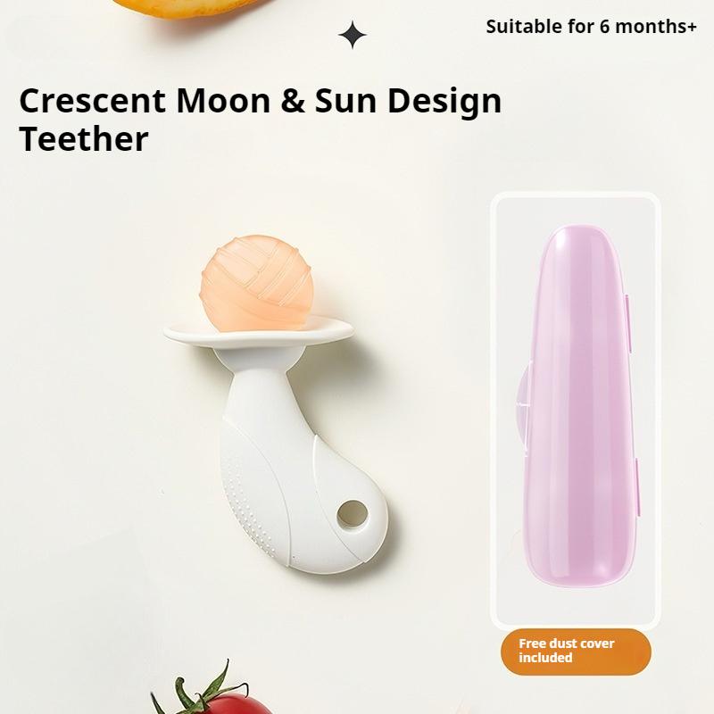 Baby Silicone Baby Can Boil Toothpaste Bite Toy Teething Period Anti-eating Hand Molar Stick Anti-chain