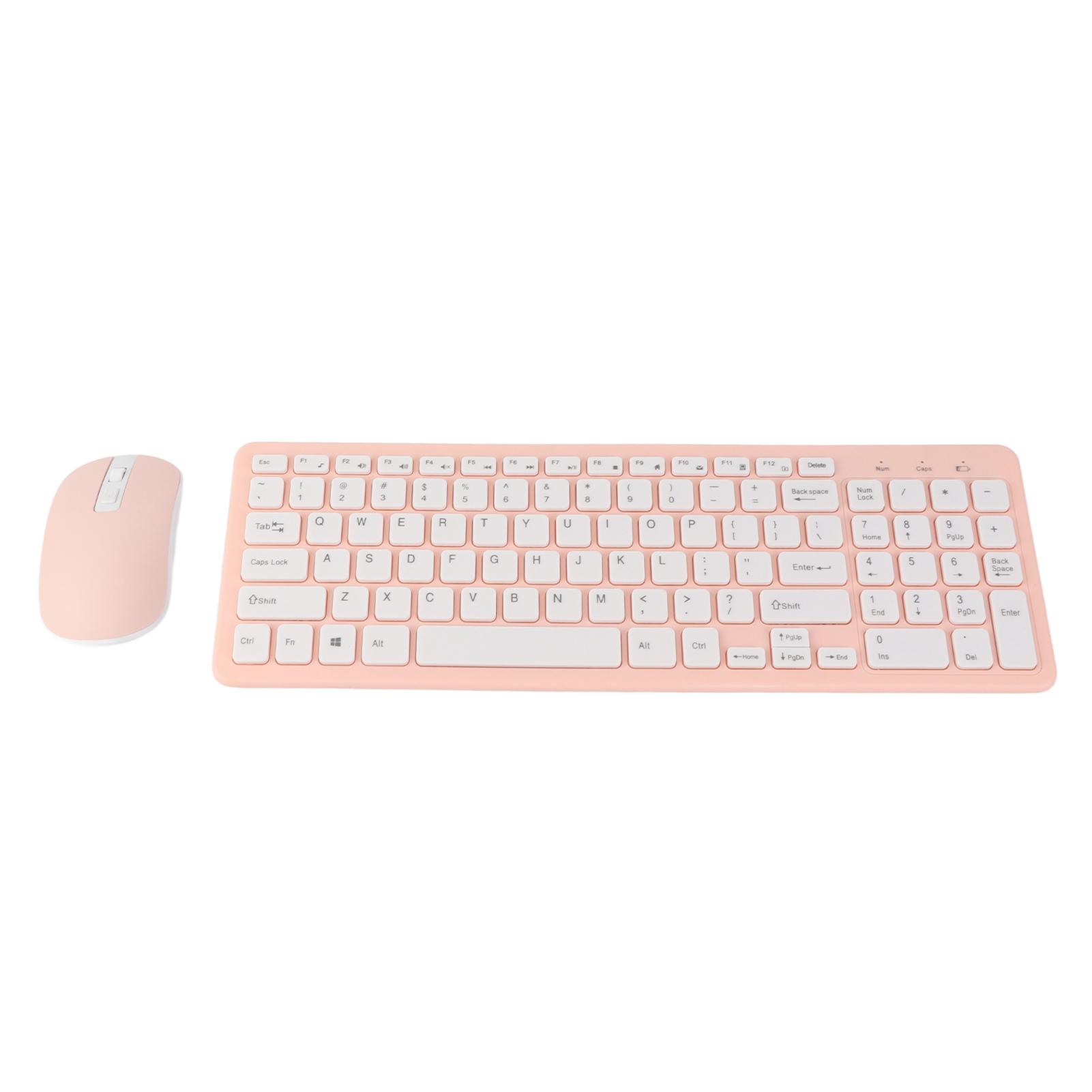 

Wireless Mouse Keyboard Set Gaming for Notebook Computer 3‑Speed Receiver
