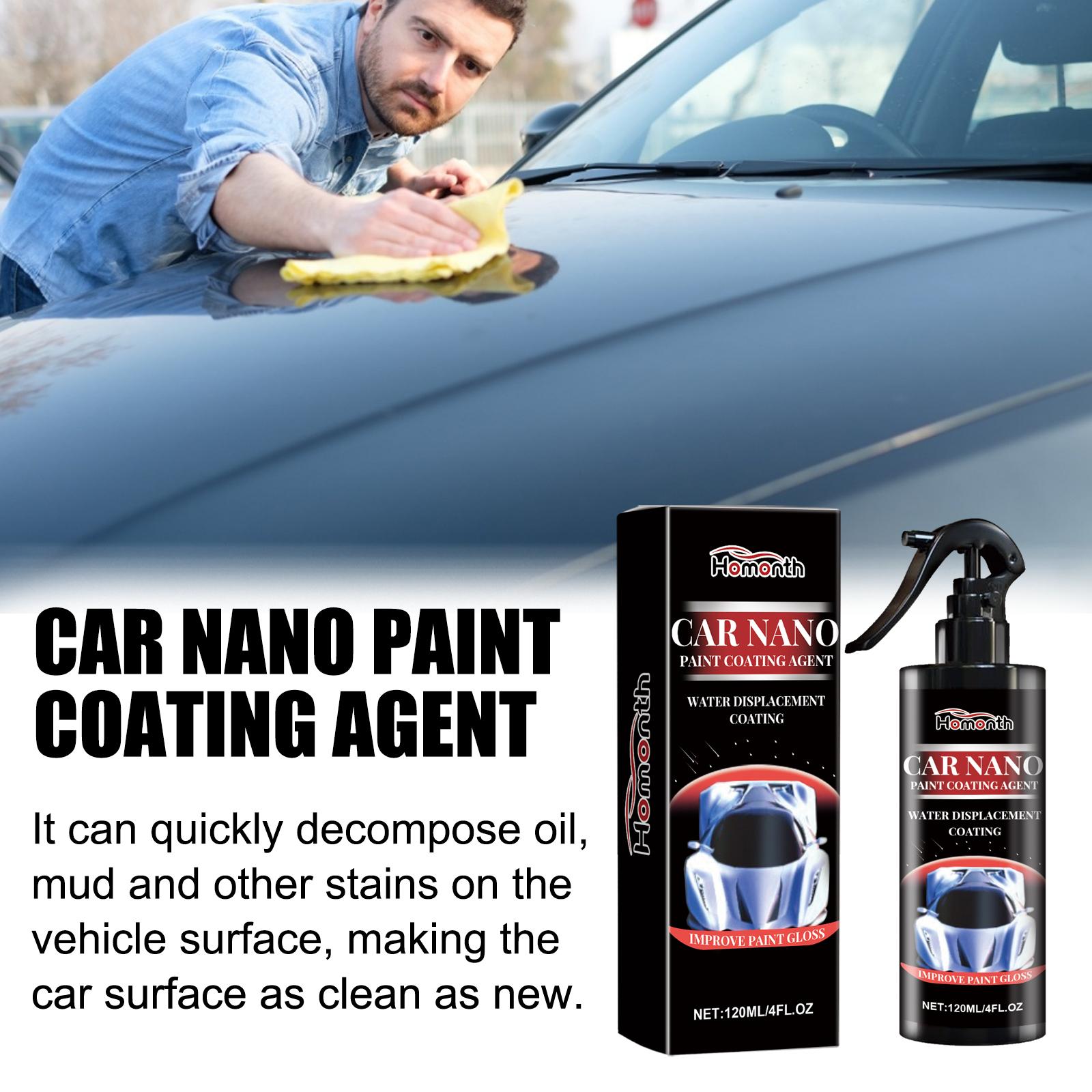 120ml Car Nano Repairing Spray Prodotti Riparazione Graffi Agente di Rivestimento Dettagliato Lucido Rivestimento Ceramico per la Pulizia dell'Automob