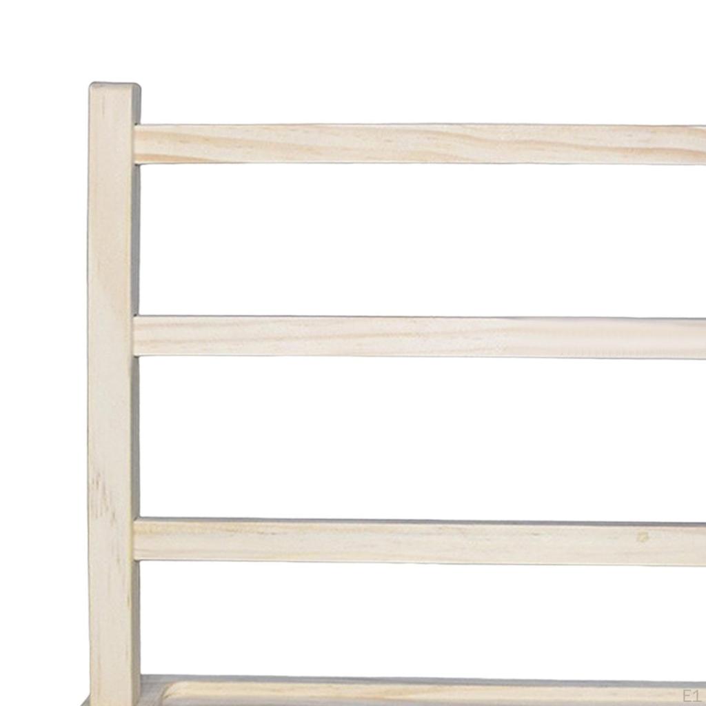 Elegant Wooden Jewelry Stand for Organizing Bangles and Chains