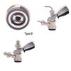 Draft Beer Homebrew Keg Coupler Beer Dispenser Type S/D/A/G Brass Body Stainless Probe Hose Barb Push In Fitting 7