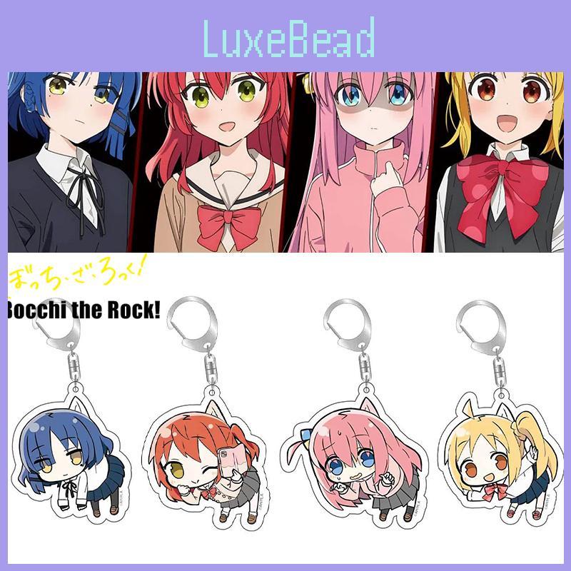 Stilvoller Bocchi The Rock Acryl-Schlüsselanhänger Doppelseitig bedruckter Schlüsselanhänger Taschenanhänger Geschenke