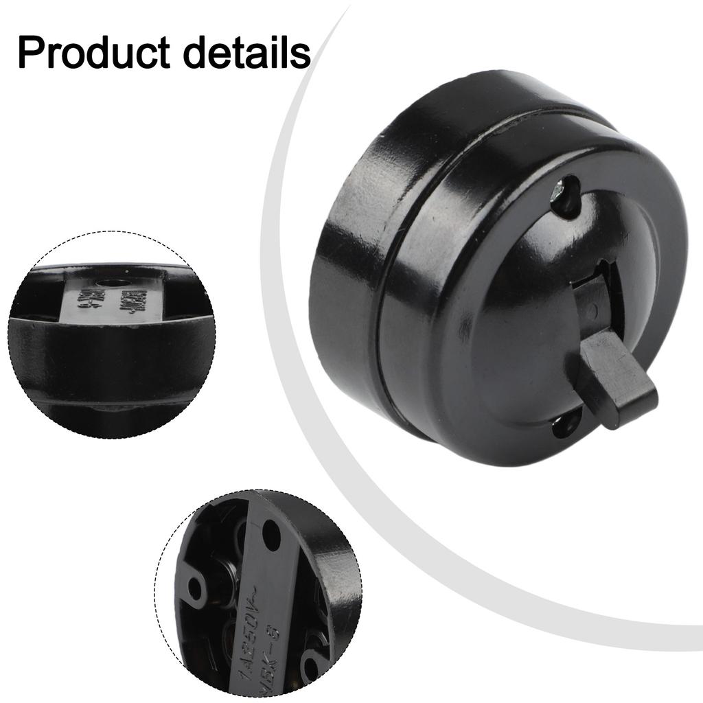 Single Control Switch 1PC Black Easy Install Household