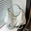 Large Capacity Women's Totes Handbags Soft Bowknot Crossbody Bag Single Shoulder Bag  Girls