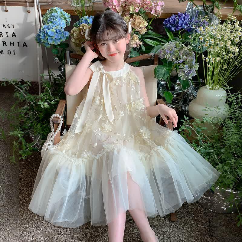 Girls Summer Floral Princess Dress 130