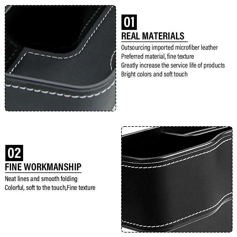 Wypełniacz szczelin w foteliku samochodowym Pudełko do przechowywania Uchwyt na kubek samochodowy Telefon do BMW G30 G32 G01 G02 G05 G06 G07 G26 G23 G22 F40 F20 G08 G16