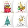 Christmas Themed Pillowcases Car Accessories Office Santa Claus Living Room Sofa Home Pillowcases