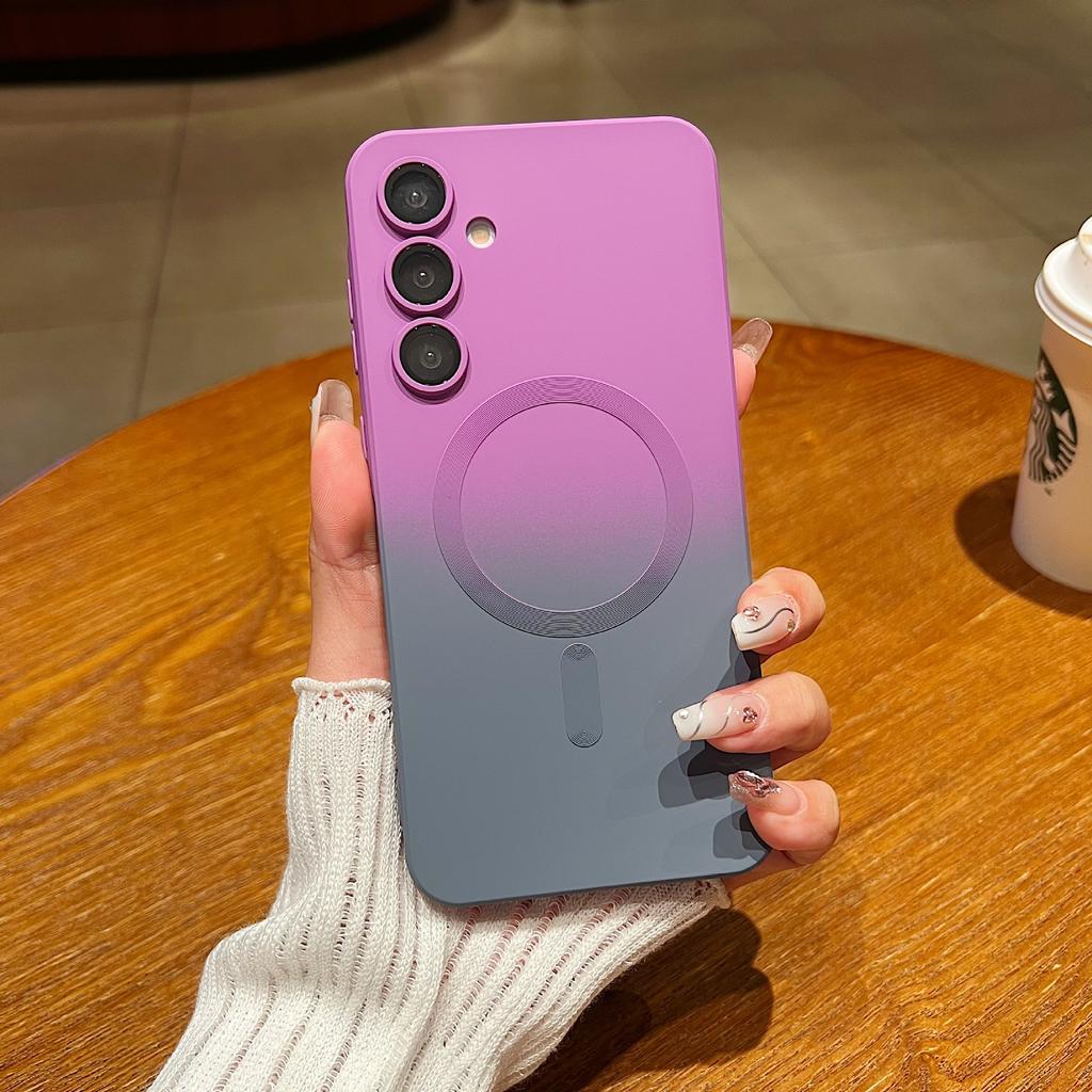Applicable to Samsung A57 mobile phone case A36 magnetic suction A37 gradual change A17 matte A07 anti-drop A56 protective case A36