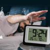 Digital Alarm Clock with Large LCD Display Backlight Temperature Hygrometer Monitor Flexible Mounting Option Easy Setups