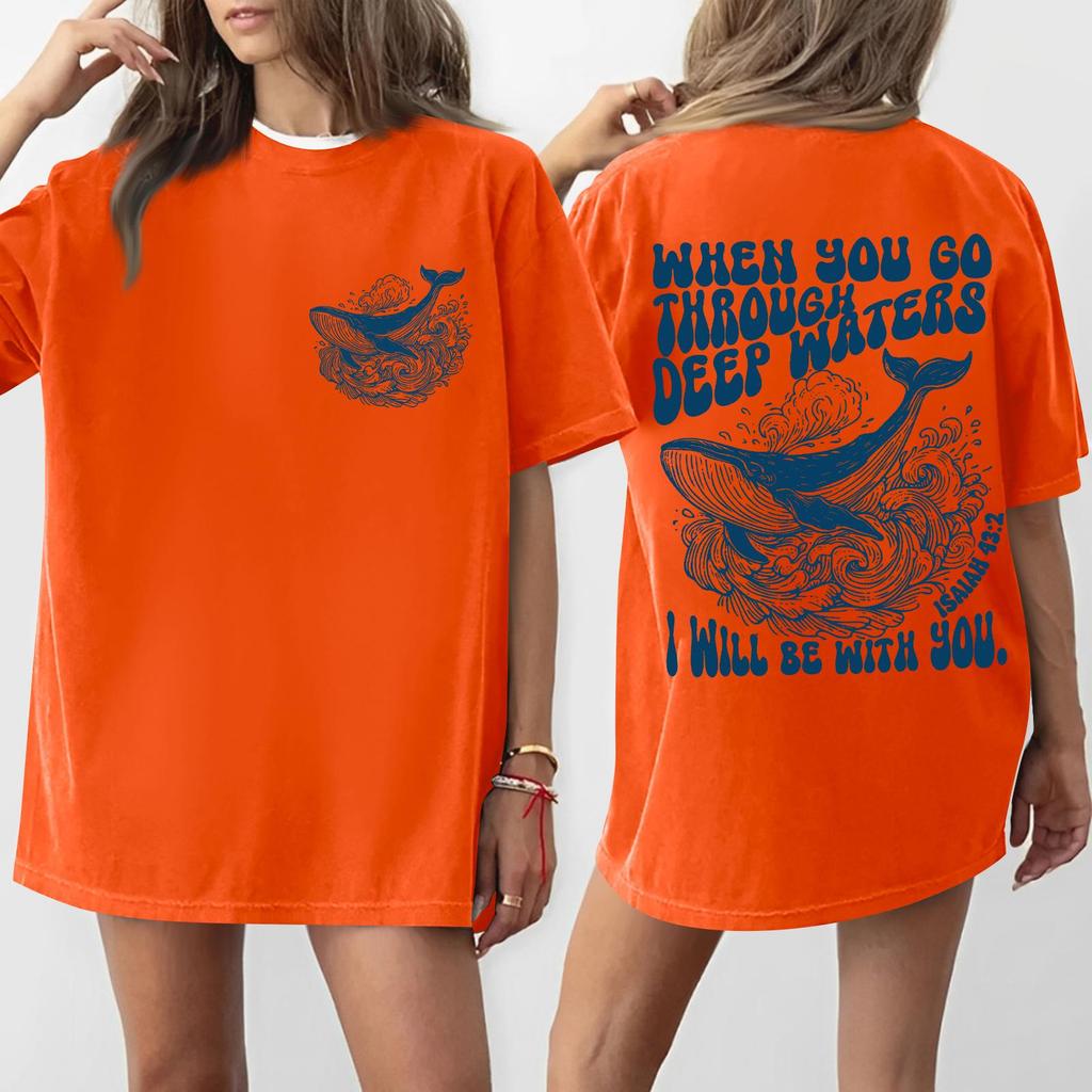 Women's Round Neck Printed Short-sleeved T-shirt Top