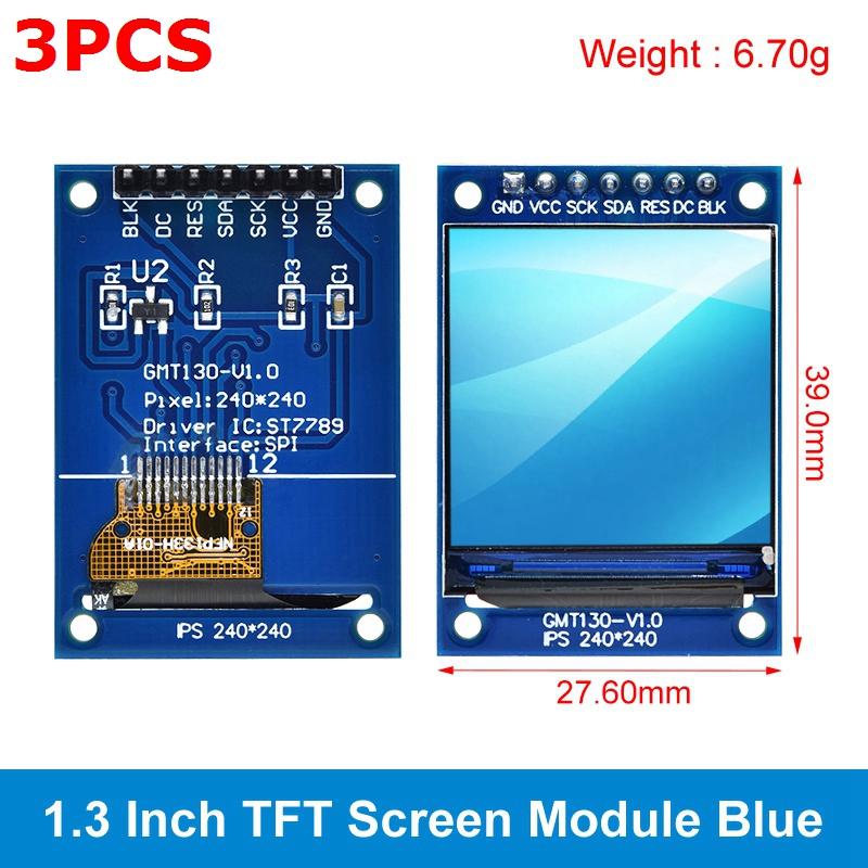 TZT TFT Display 0,96 / 1,3 Zoll IPS 8P/7P SPI HD 65K Vollfarb-LCD-Modul ST7735 Treiber-IC 80*160 (Nicht OLED) Für Arduino