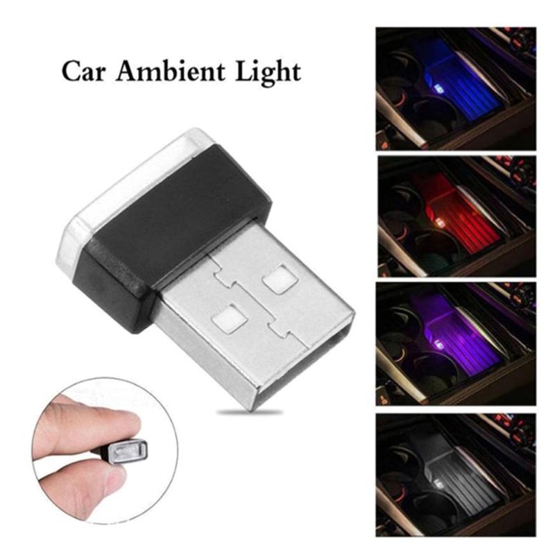 USB LED Car Interior Atmosphere Roof Star Night Light Lamp Projector Light Decor