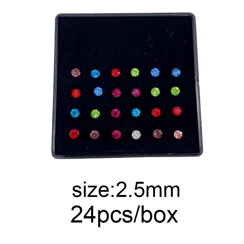 Stainless Steel Boxed Nose Studs and Rings: 60/40 Pieces, 1.5-3.0mm, Straight & L-Shaped Bar