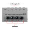 American/European Standard 4 Way Headphone Amplifier HA400 with Power Adapter Separate Control Earphone Amplifier