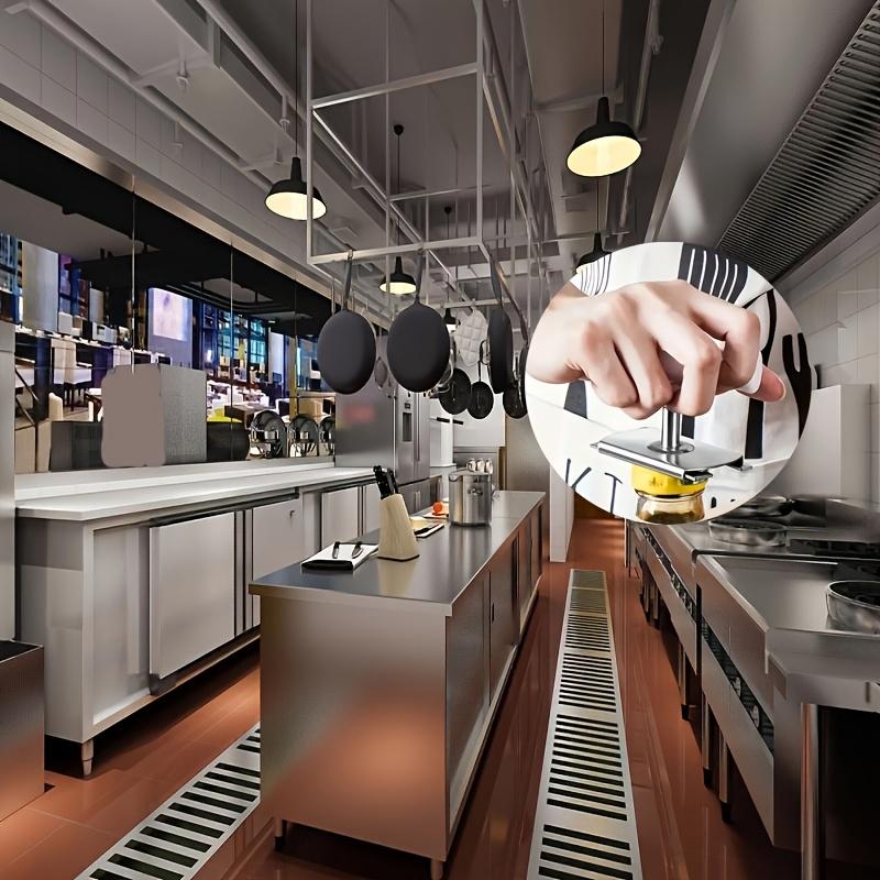 Stainless Steel Can Bottle Opener Effortless Opening Tool Restaurant Hotel Kitchen Home Use Durable Rustproof Easy Grip