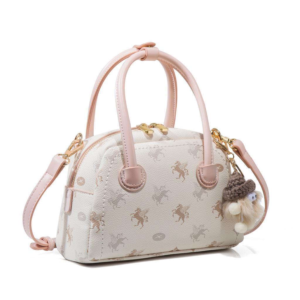 Shell Bag Pegasus Pink, Girlfriend Bag, Gift Bag, Women'S Bag, Handbag, Daily Commute