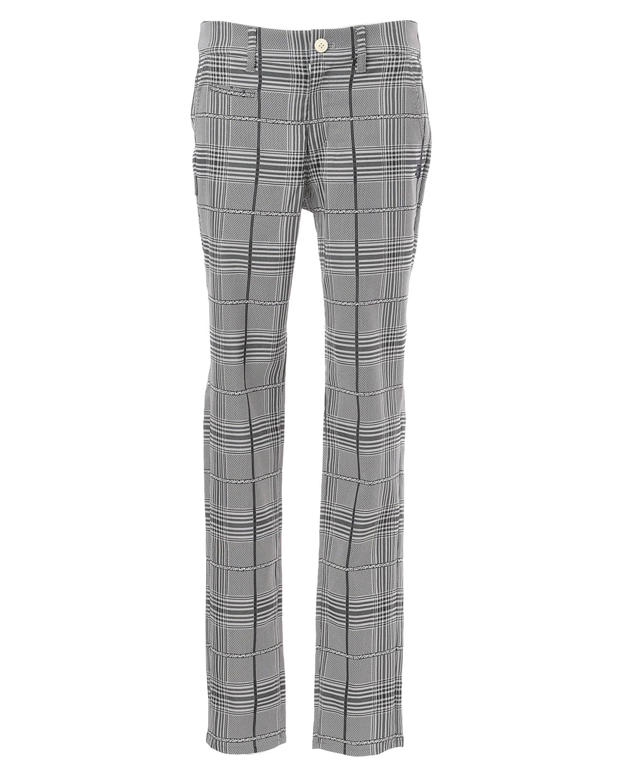 

long pants check Golf x Dark Navy 1 [Pearly Gates] Women s (yarn-dyed logo) / / 055-5131204 031_White [M]