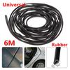 U Shape Rubber Strip 6m Black Car Body Protection