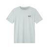 EA7 SS24 Letter Logo Print Crew Neck Short Sleeve T-Shirt Men Tops Light-Blue-Green 8NPT51-PJM9Z-1133