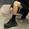New MLB Big Ball Chunky Sneakers Unisex Low Top Black 32SHC9011-50L